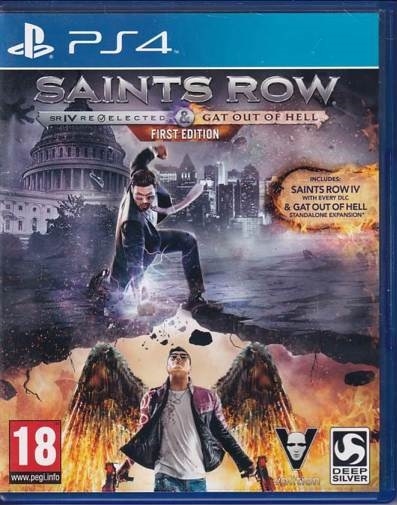 Saints Row 4 - Re-Elected - Gat out of Hell - PS4 (B Grade) (Genbrug)